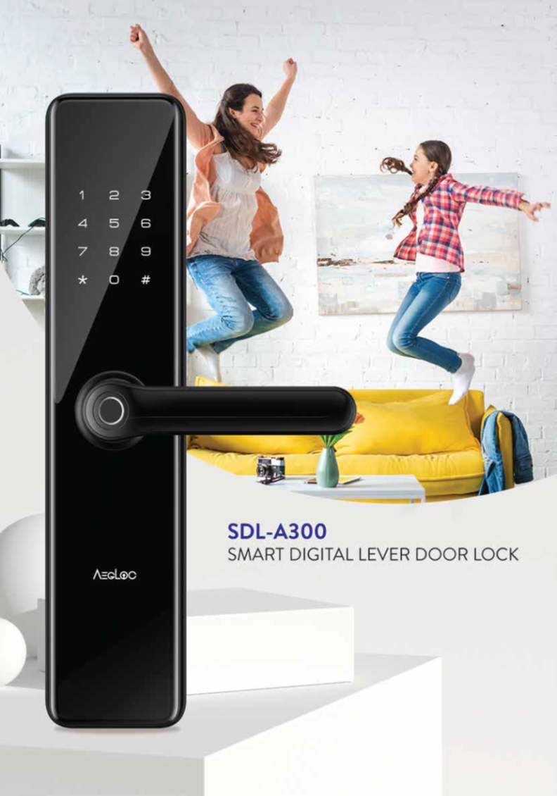 SDL-A300 Smart Digital Lever Door Lock